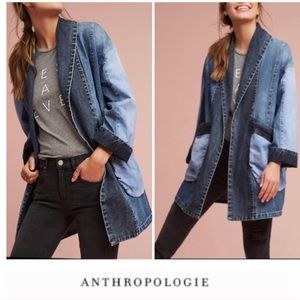 Anthropologie Pilcro Oversized Denim Jacket